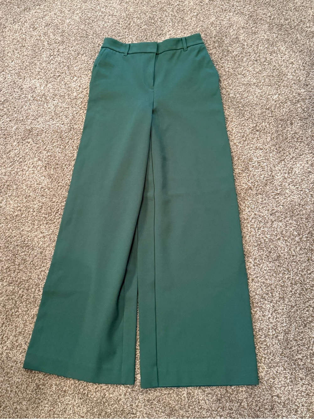 Boden Emerald Green Wide-Leg Trousers 6L